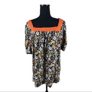 Weekend Suzanne Betro Square Neck Top Large